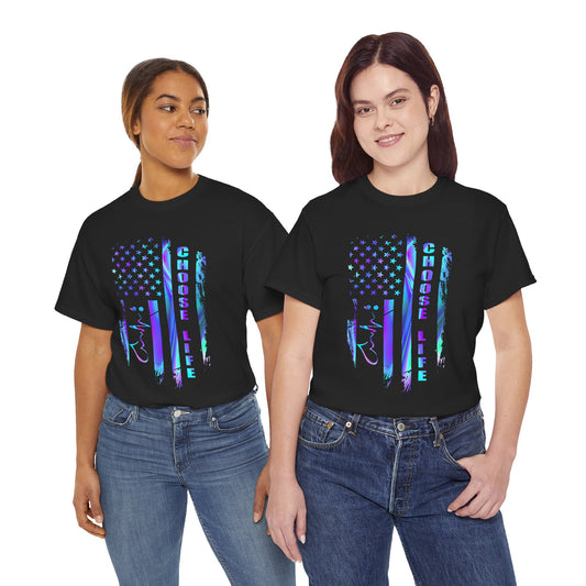Choose Life Flag Unisex Tee