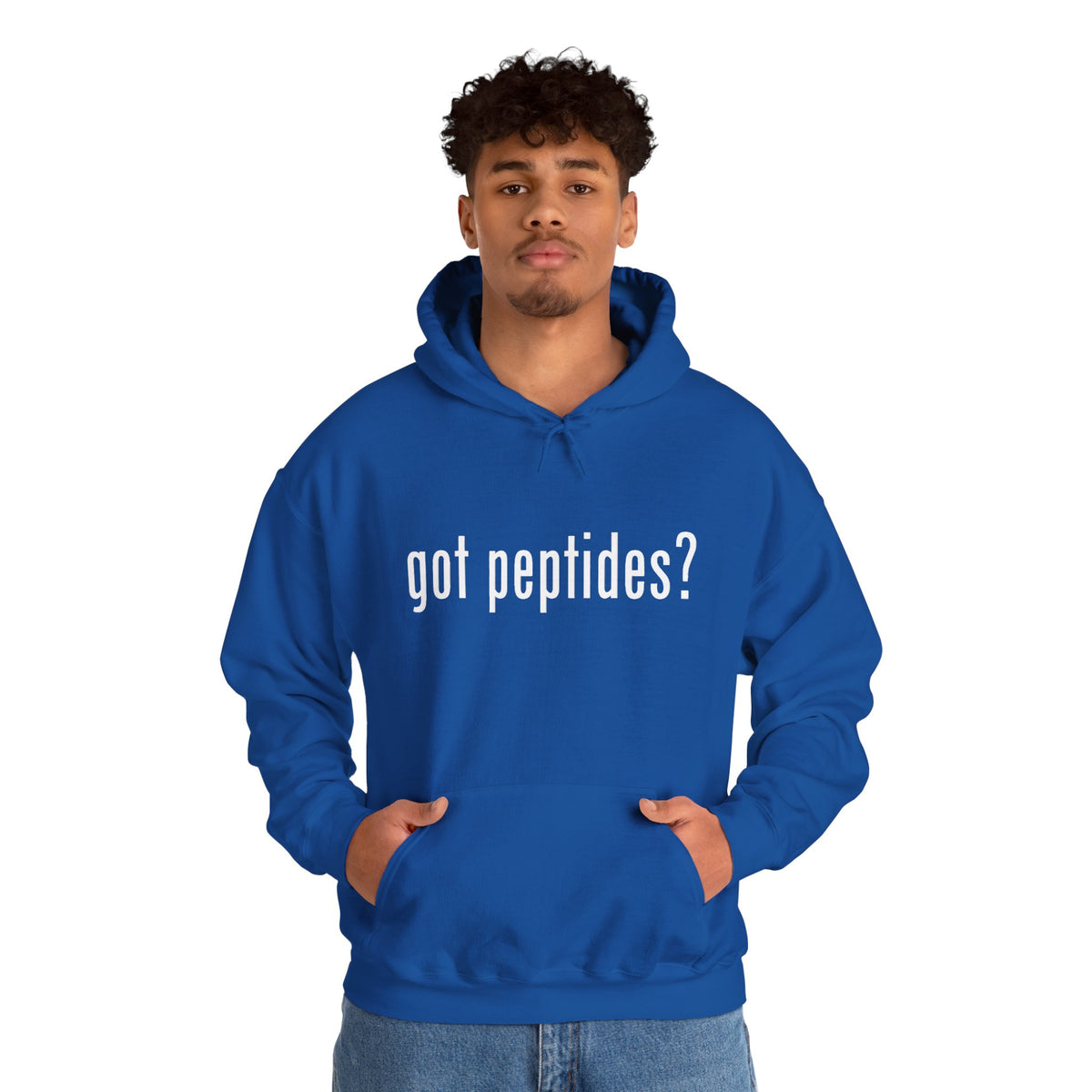got peptides? Unisex Heavy Blend Hoodie