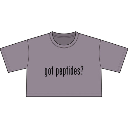 got peptides? crop top