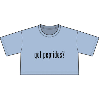 got peptides? crop top
