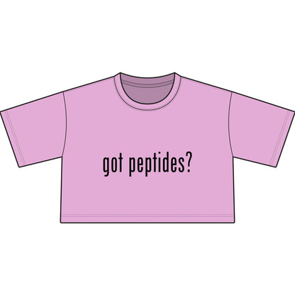 got peptides? crop top