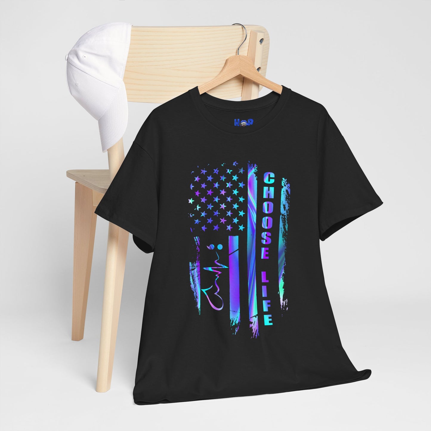 Choose Life Flag Unisex Tee