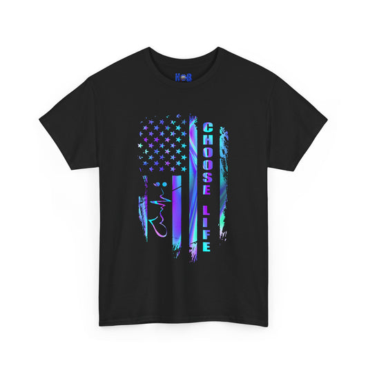 Choose Life Flag Unisex Tee
