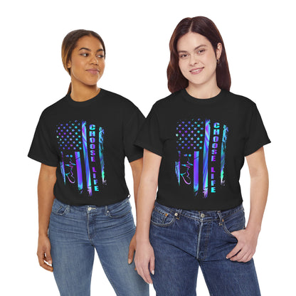 Choose Life Flag Unisex Tee