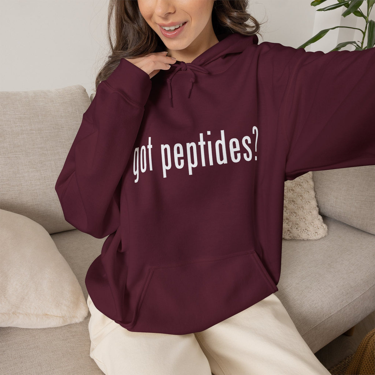 got peptides? Unisex Heavy Blend Hoodie